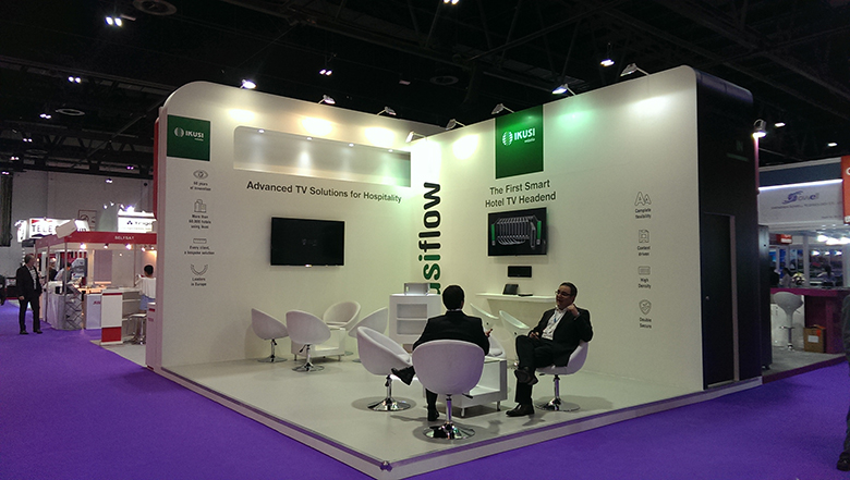 Ikusi presenta en Cabsat su nueva cabecera TV para el sector hospitalidad